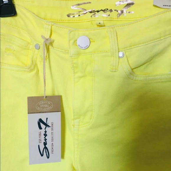 NWT Seven7 Women High Rise Hollywood Skinny Handcrafted Premium Denim Jeans Sz 6 - Picture 7 of 11